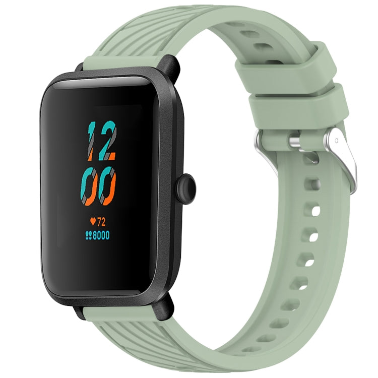 Stripe Texture 20mm Silicone Watch Band, For Amazfit GTS 2, For Amazfit Bip 1S