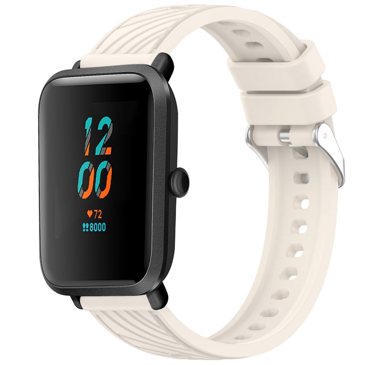Stripe Texture 20mm Silicone Watch Band, For Amazfit GTS 2, For Amazfit Bip 1S
