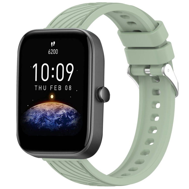 Stripe Texture 20mm Silicone Watch Band, For Amazfit Bip3 Pro, For Amazfit Active