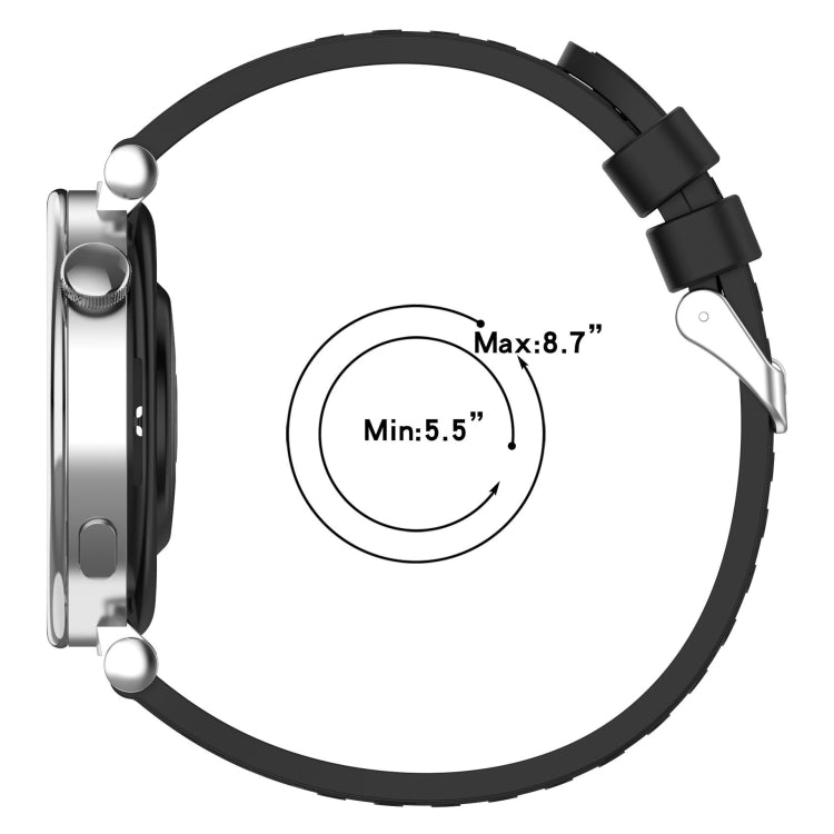 Stripe Texture 20mm Silicone Watch Band, For Amazfit GTS 2, For Amazfit Bip 1S