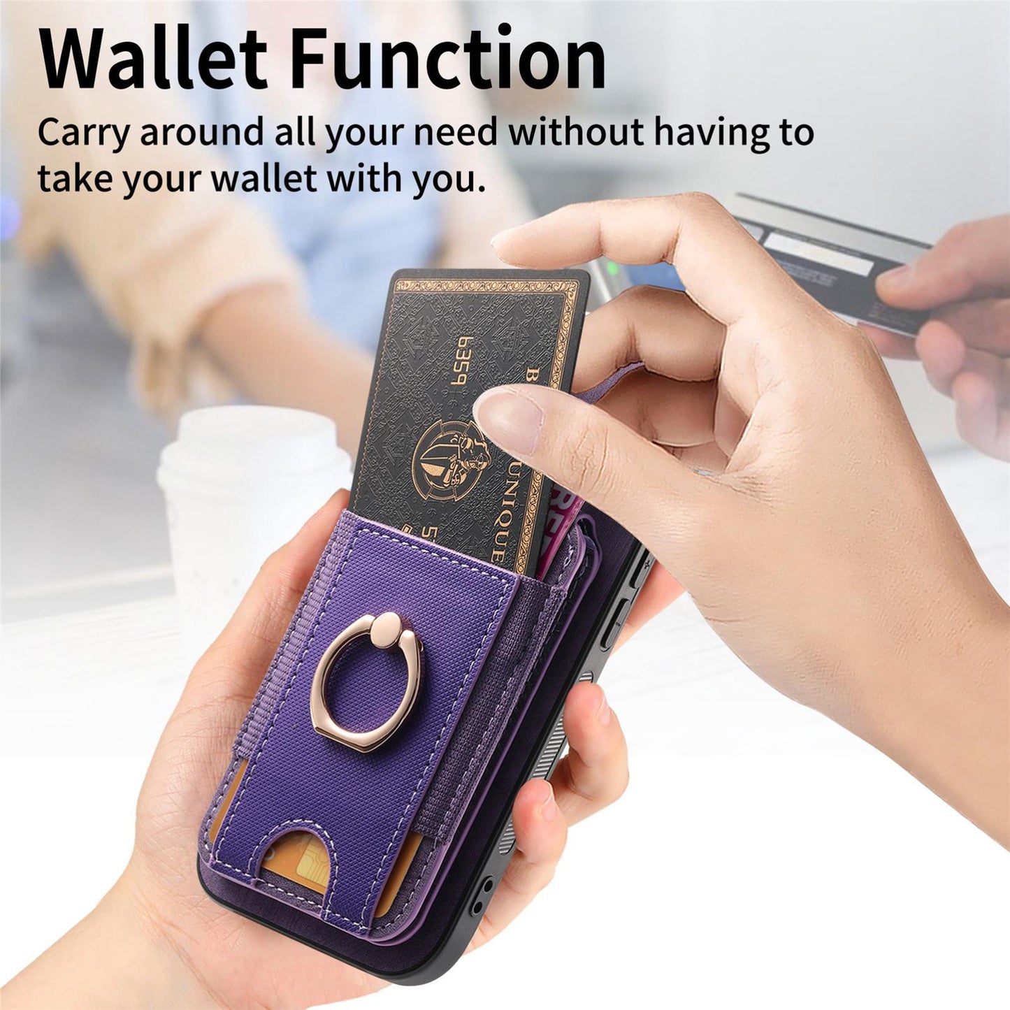 For iPhone 16e Retro Splitable Magnetic Stand Card Bag Leather Phone Case(Purple)