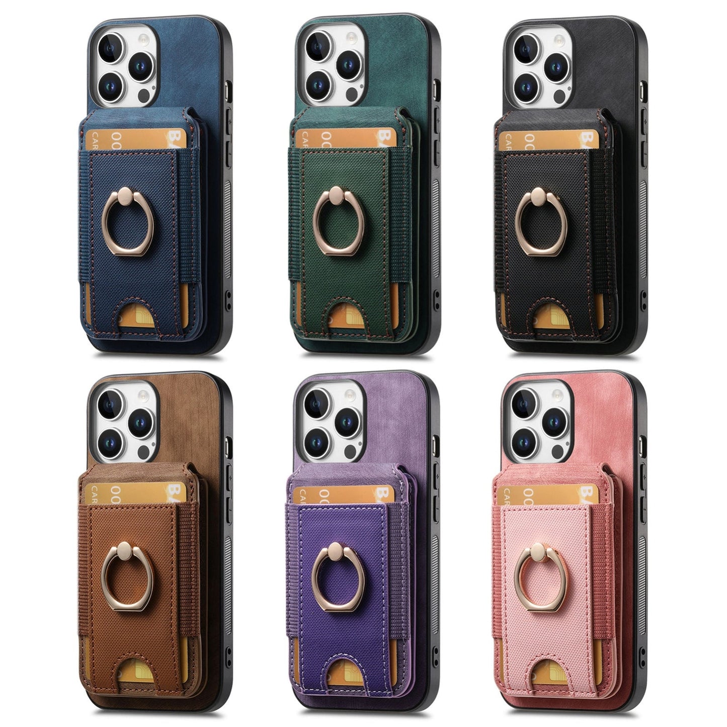 For iPhone 16e Retro Splitable Magnetic Stand Card Bag Leather Phone Case(Pink)