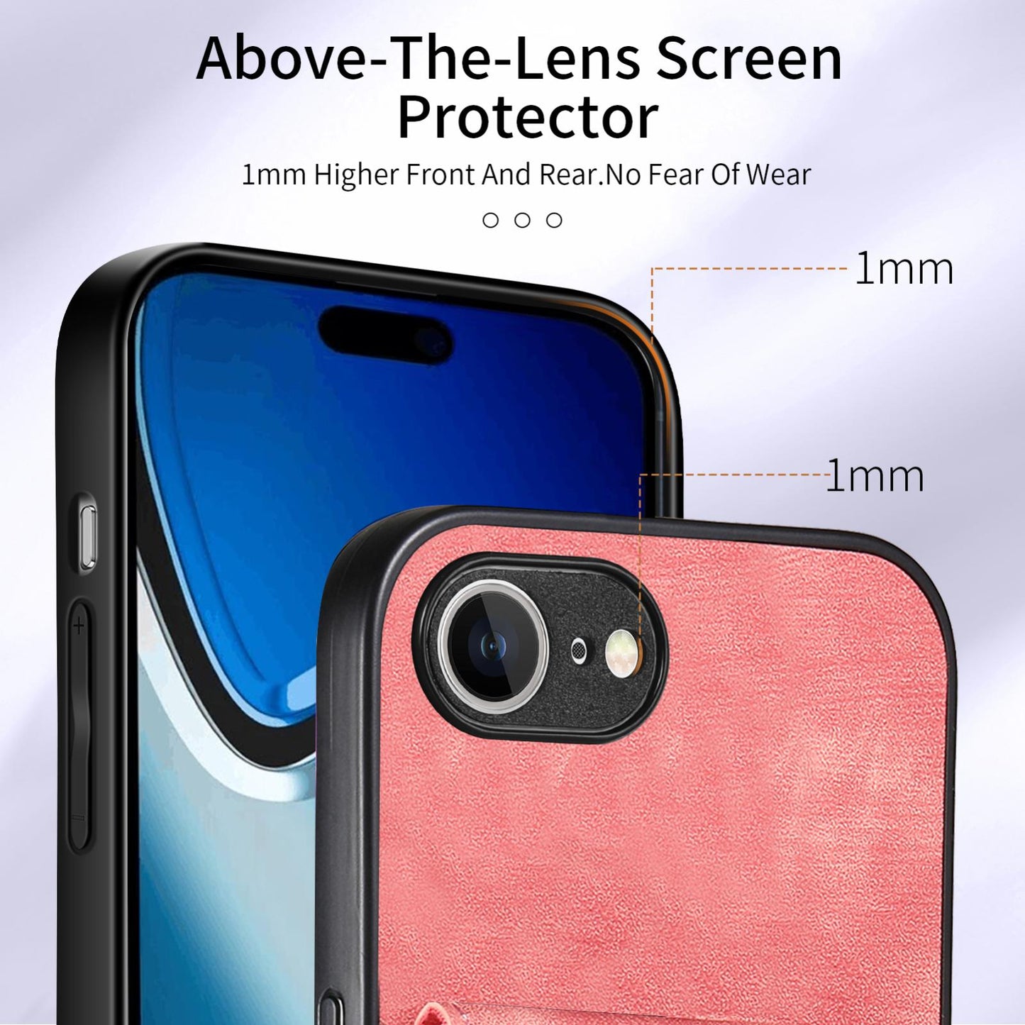 For iPhone 16e Retro Card Wallet Fold Leather Phone Case with Strap(Pink)