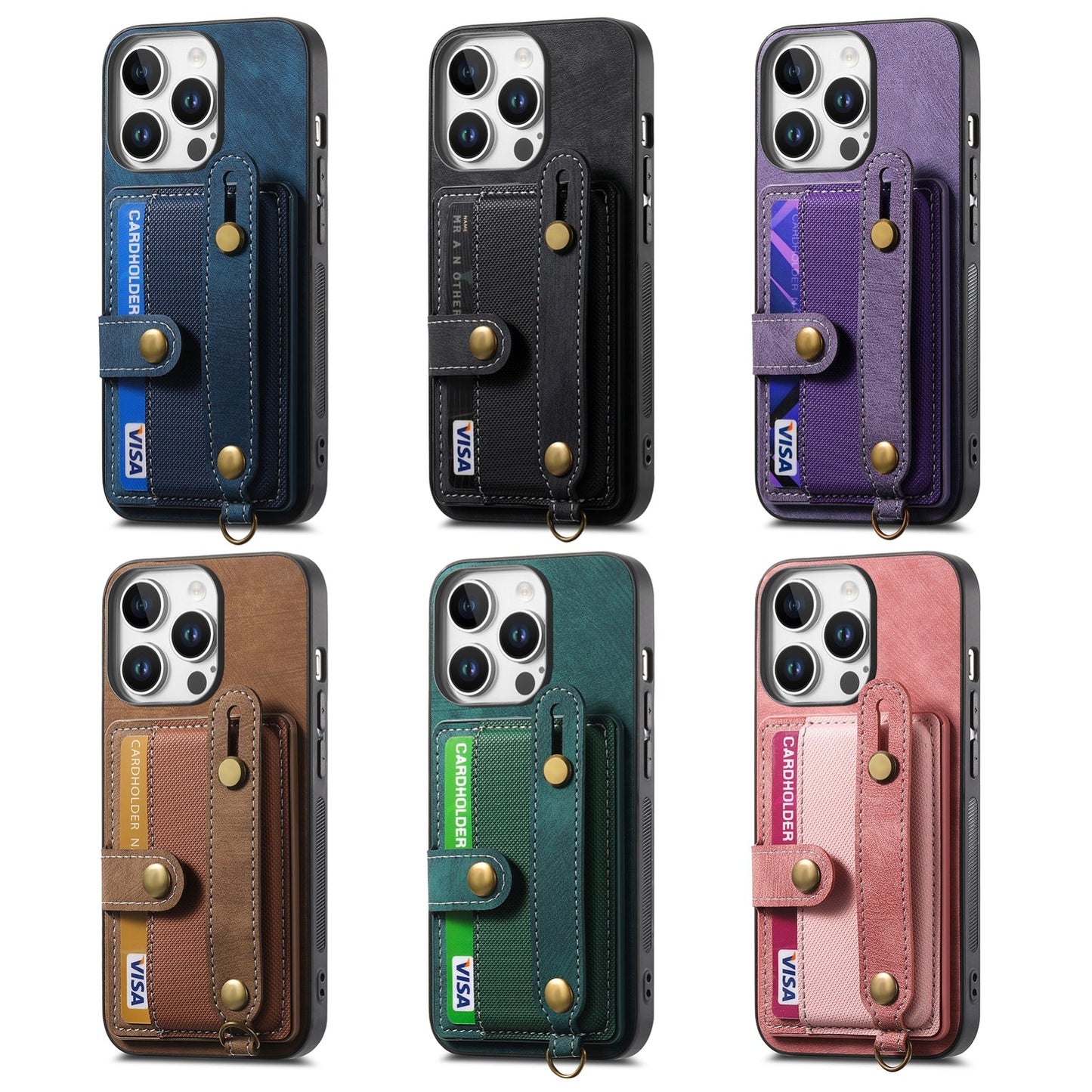 For iPhone 16e Retro Cross Wristband Wallet Leather Back Phone Case(Green)