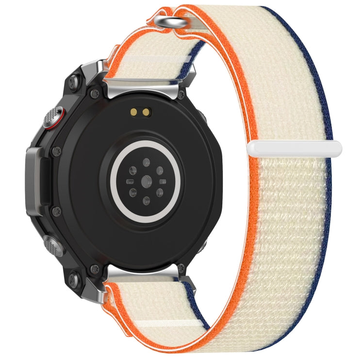For Amazfit T-Rex 3 Two Tone Nylon Hook and Loop Fastener Watch Band