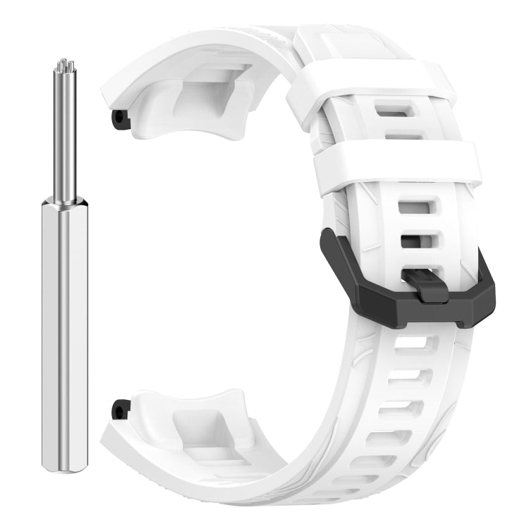 Solid Color Needle Buckle Silicone Watch Band, For Amazfit T-Rex 3