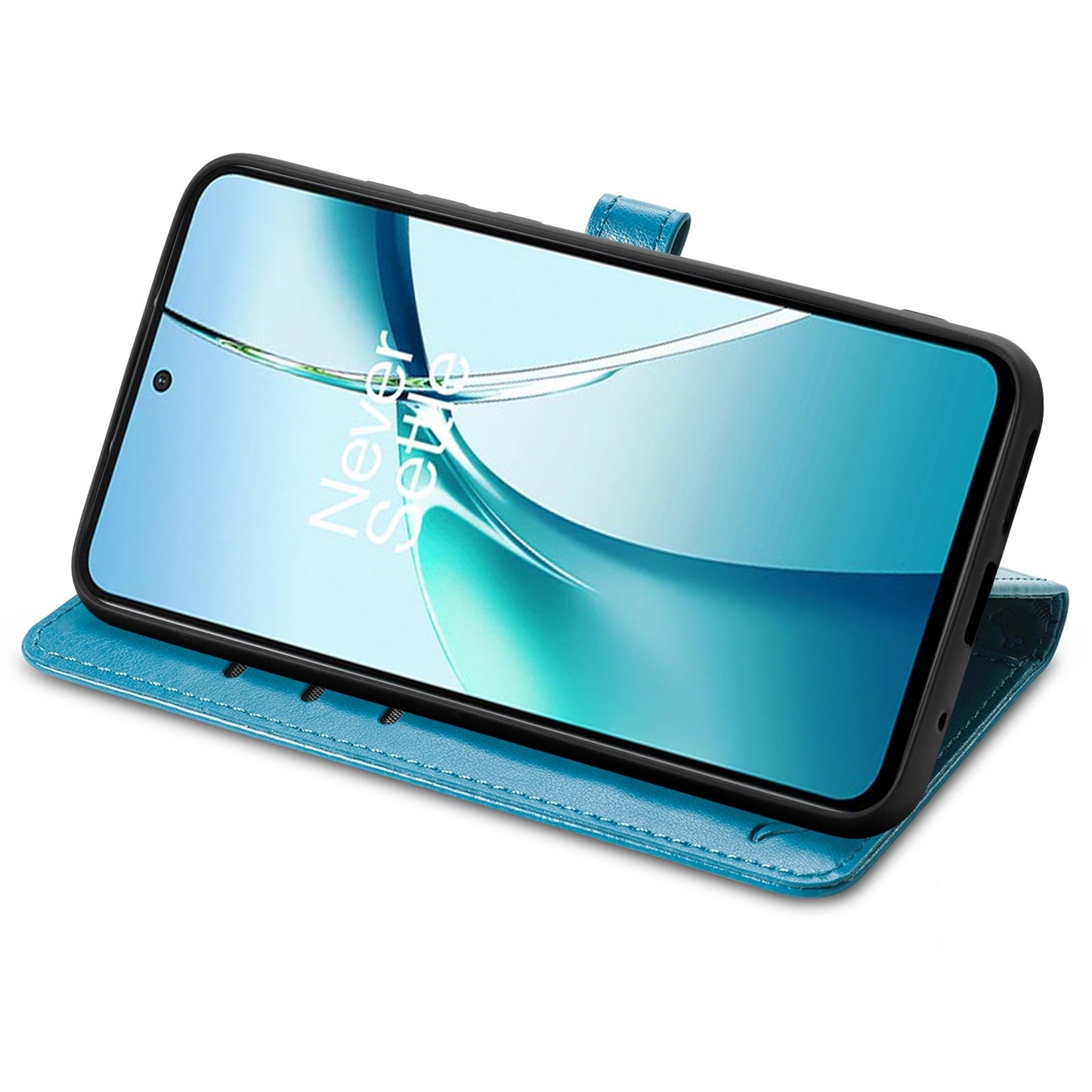 For Xiaomi 15 Pro Cat and Dog Embossed Leather Phone Case(Blue)