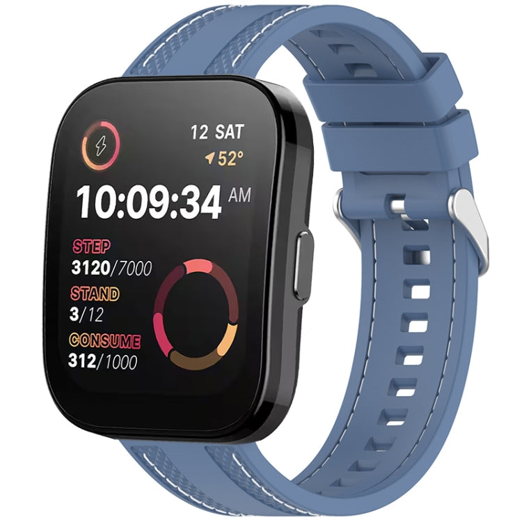 Quick Release Two Side Stitching Silicone Watch Band, For Amazfit Bip 5 / GTR 4 / GTR 3