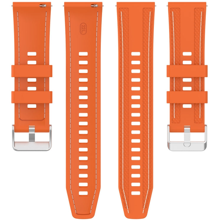 Quick Release Two Side Stitching Silicone Watch Band, For Amazfit Bip 5 / GTR 4 / GTR 3