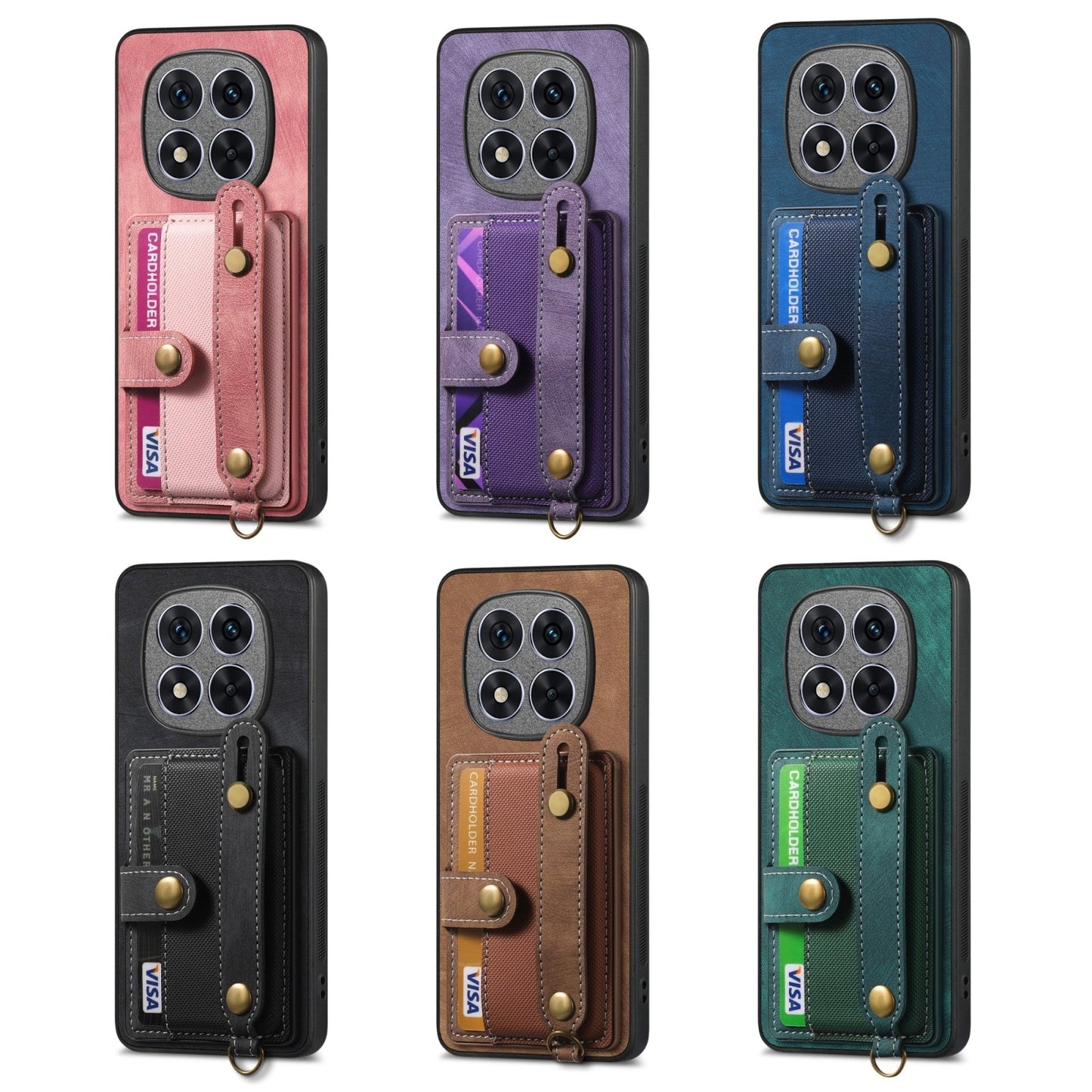 For Xiaomi 15 Pro Retro Cross Wristband Wallet Leather Back Phone Case(Brown)