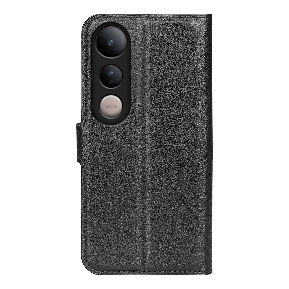 For vivo V50 Lite 5G Litchi Texture Horizontal Flip Leather Phone Case with Holder(Black)