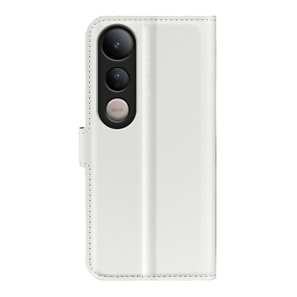 For vivo V50 Lite 5G Litchi Texture Horizontal Flip Leather Phone Case with Holder(White)