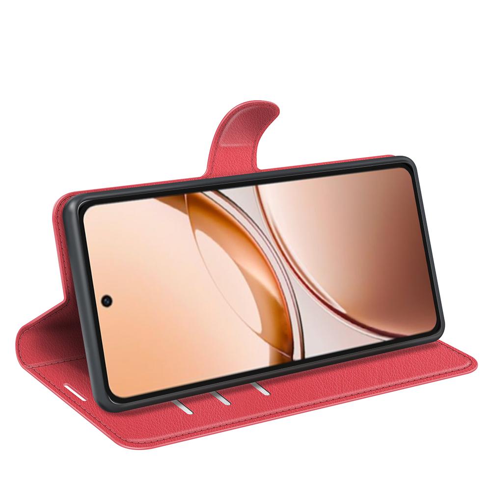 For vivo V50 Lite 5G Litchi Texture Horizontal Flip Leather Phone Case with Holder(Red)