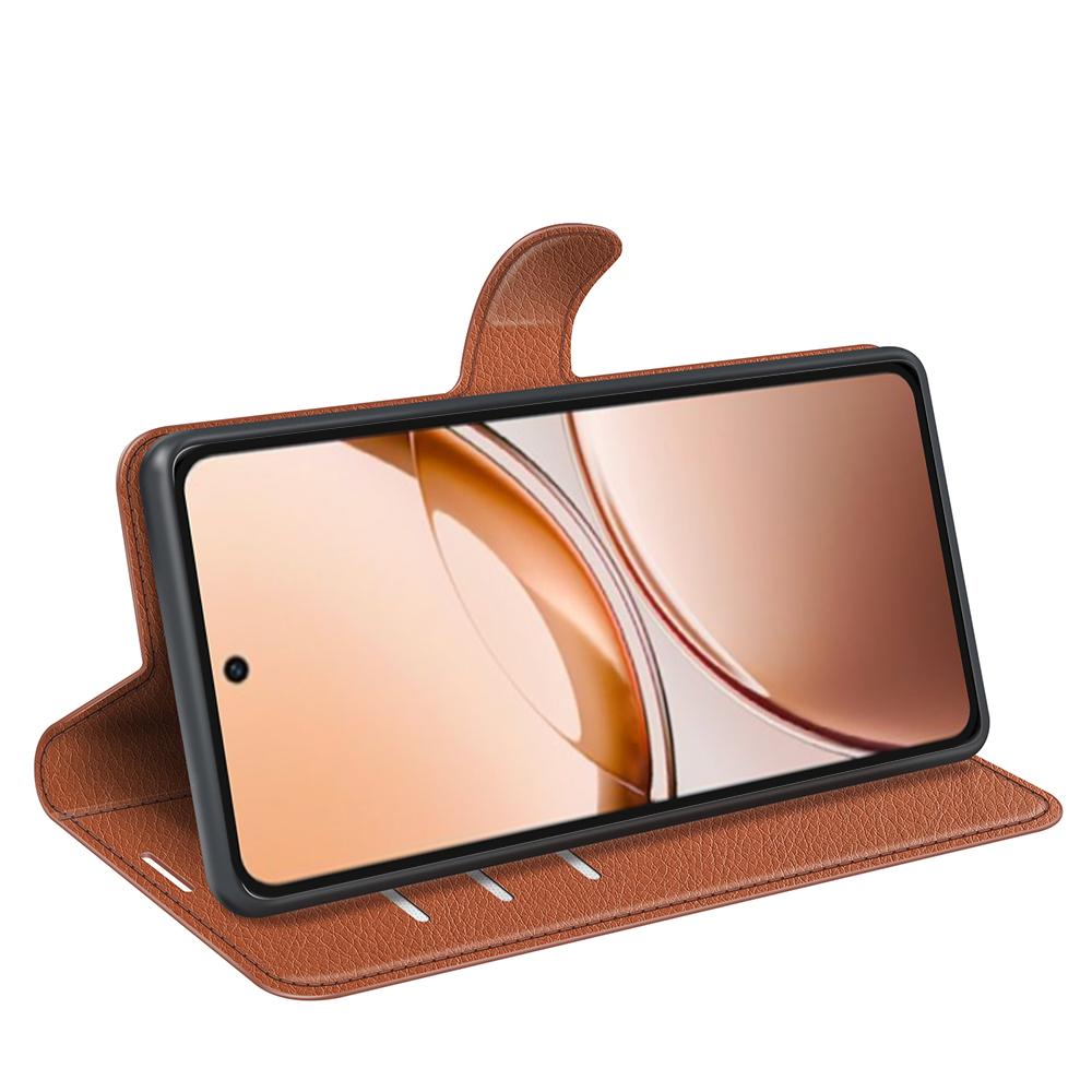 For vivo V50 Lite 5G Litchi Texture Horizontal Flip Leather Phone Case with Holder(Brown)