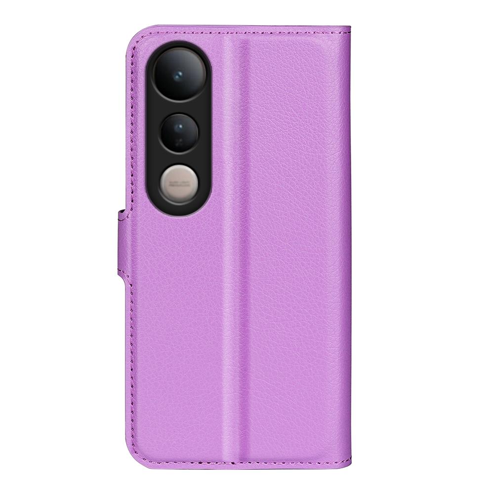 For vivo V50 Lite 5G Litchi Texture Horizontal Flip Leather Phone Case with Holder(Purple)
