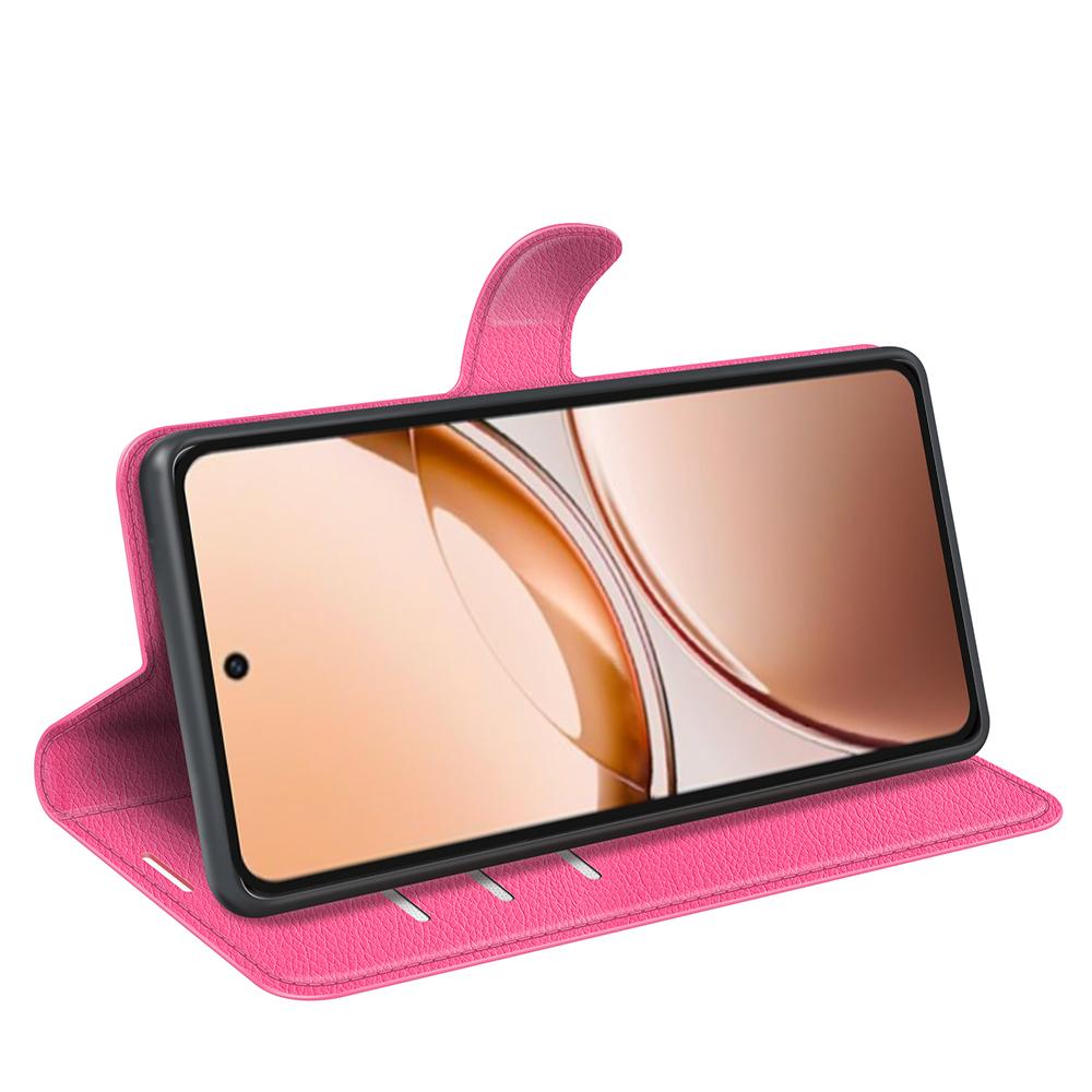 For vivo V50 Lite 5G Litchi Texture Horizontal Flip Leather Phone Case with Holder(Rose Red)