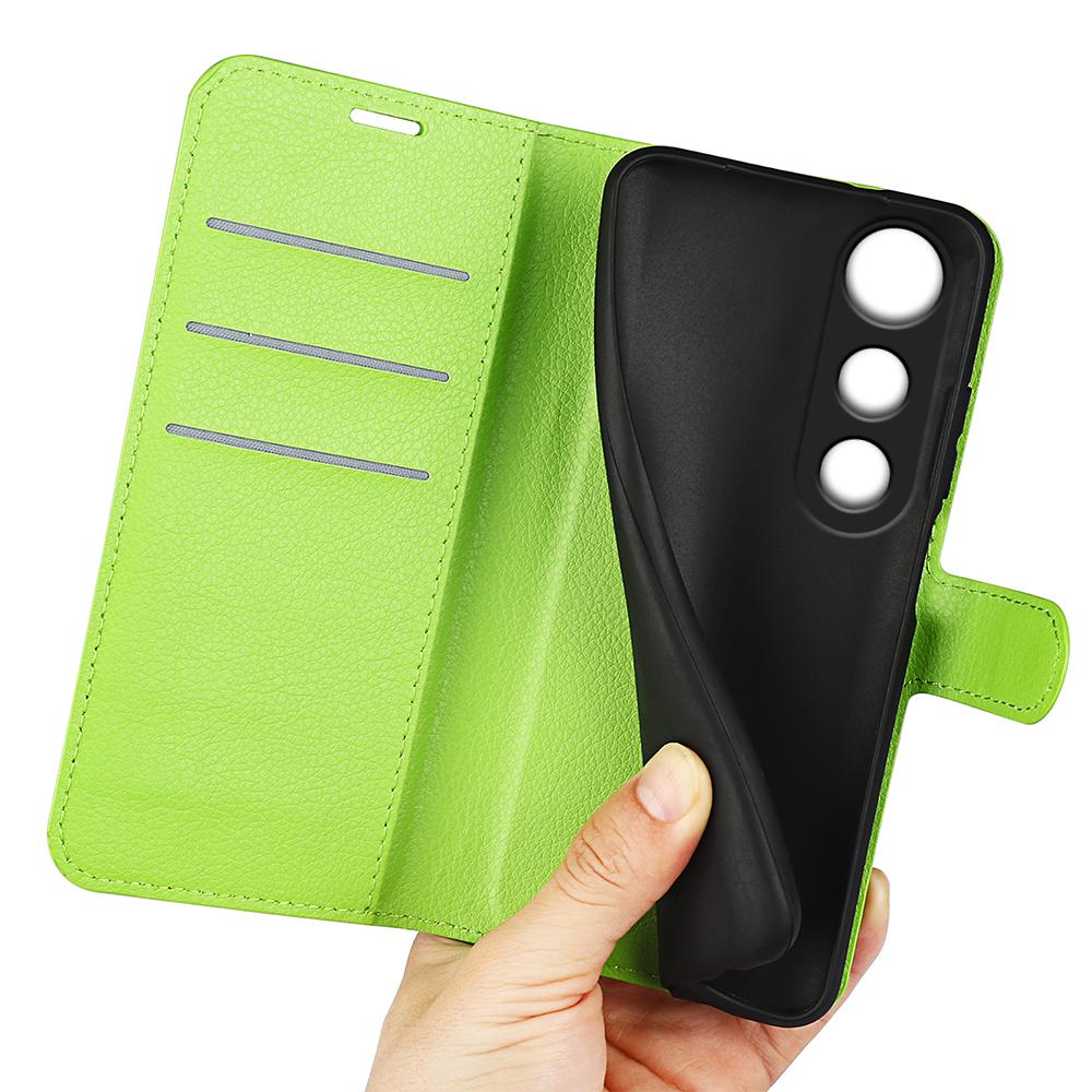 For vivo V50 Lite 5G Litchi Texture Horizontal Flip Leather Phone Case with Holder(Green)