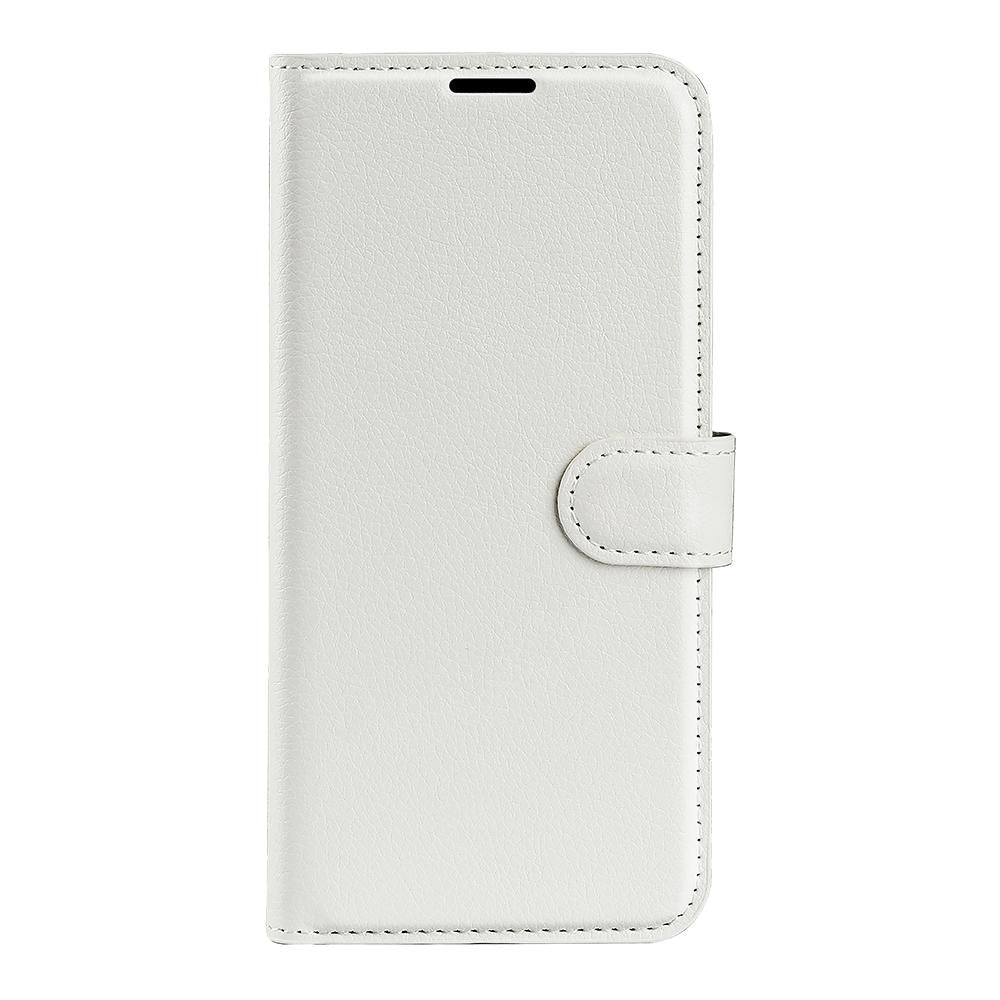 For vivo V50 Global Litchi Texture Horizontal Flip Leather Phone Case with Holder(White)