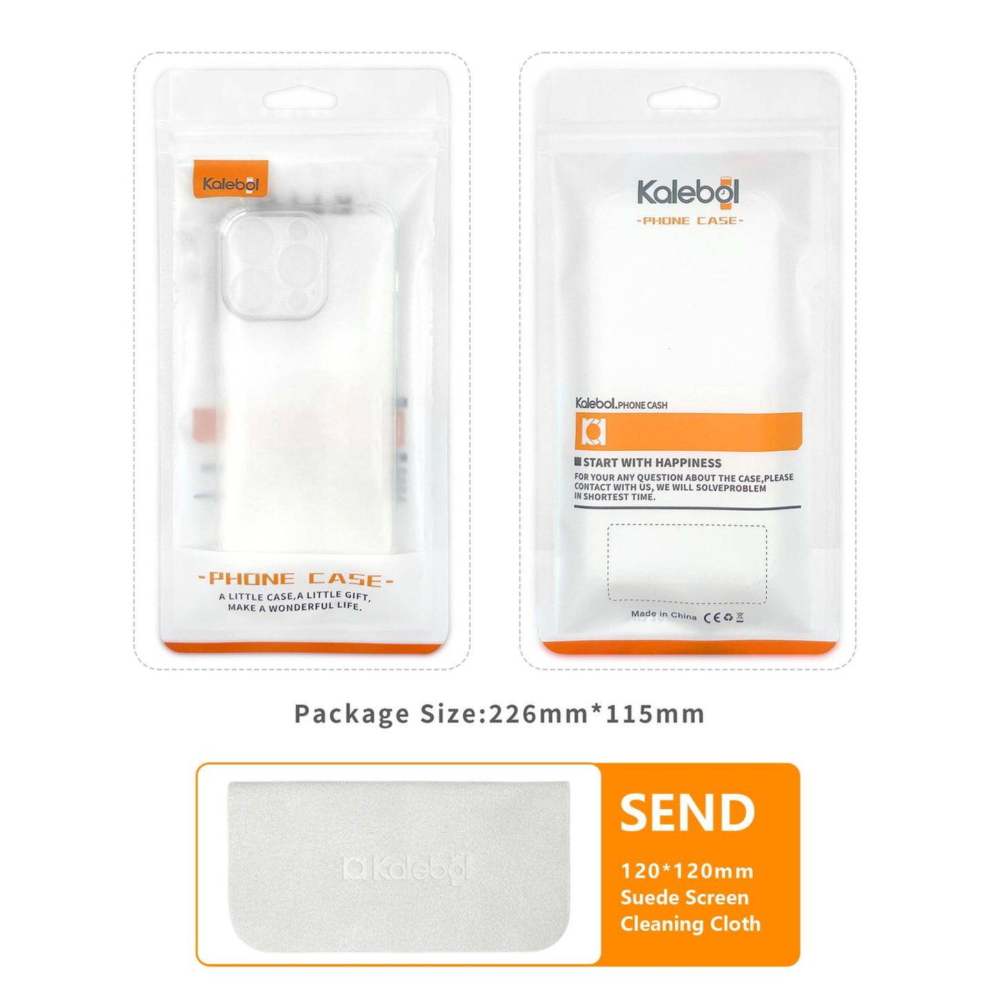 For OPPO K13 Kalebol 1.5mm Four-Corner Airbags Shockproof Transparency TPU Phone Case
