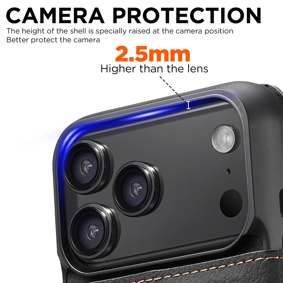 Compatible with iPhone 18 Pro Max Suteni Q05 2-in-1 Multi-function MagSafe Wallet Litchi Leather Phone Case - Black