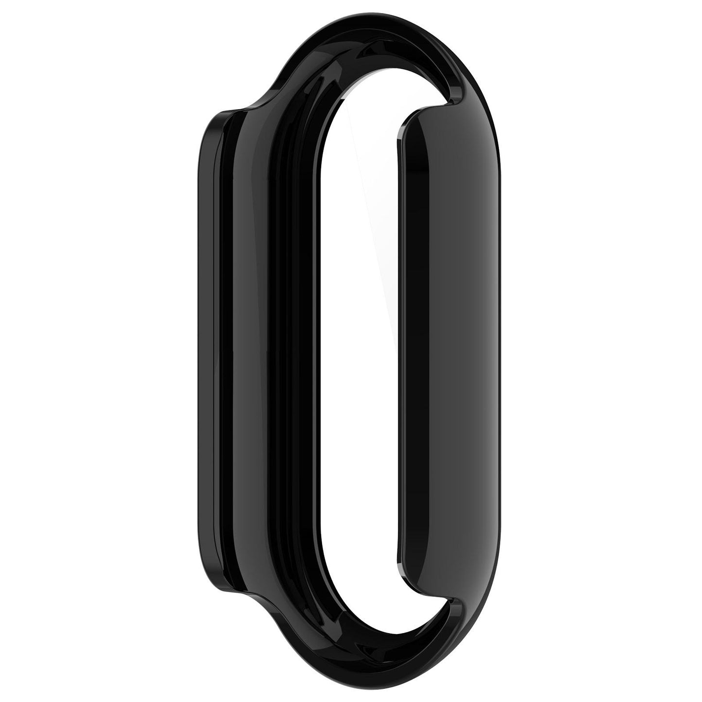 For Xiaomi Smart Band 10 / 10 NFC Tempered Film Integrated PC Watch Protective Cover(Black)