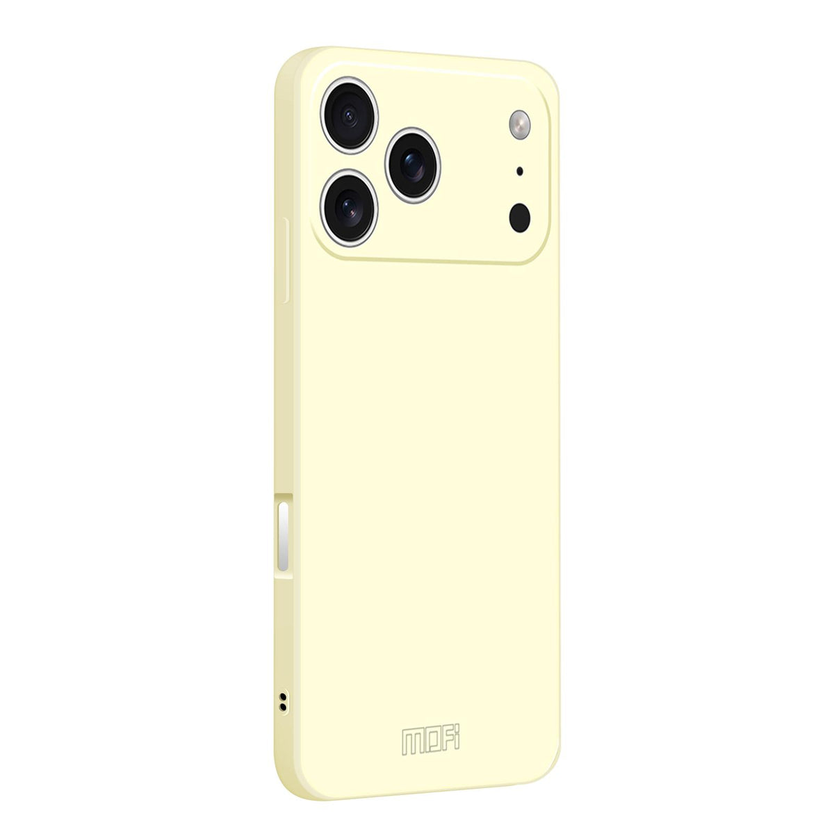 Compatible with iPhone 18 Pro Max MOFI Caring Soft Shell Liquid Silicone Skin Feel Phone Case - White
