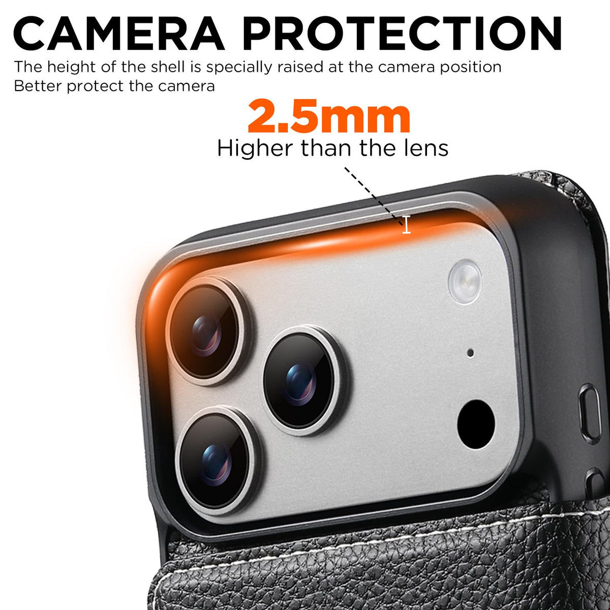 Compatible with iPhone 18 Pro Max Suteni Q08 2-in-1 Multi-function Magnetic Wallet Big Litchi Vegan Leather Phone Case - White