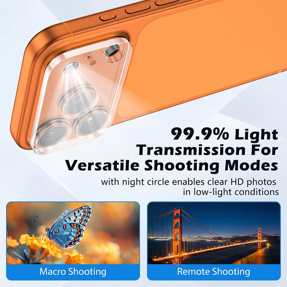 3 in 1 Set Clear TPU Phone Case with High Alumina Tempered Glass Film + Lens Protector Compatible with iPhone 18 Pro Max
