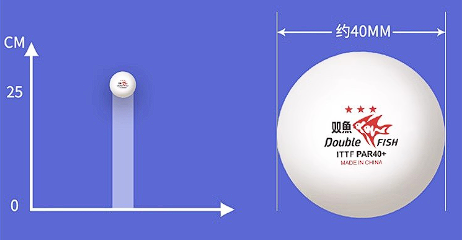 UNIQKART New product Pisces table tennis three-star PAR40+ Paris Olympic table tennis designated special competition-level international competition ball