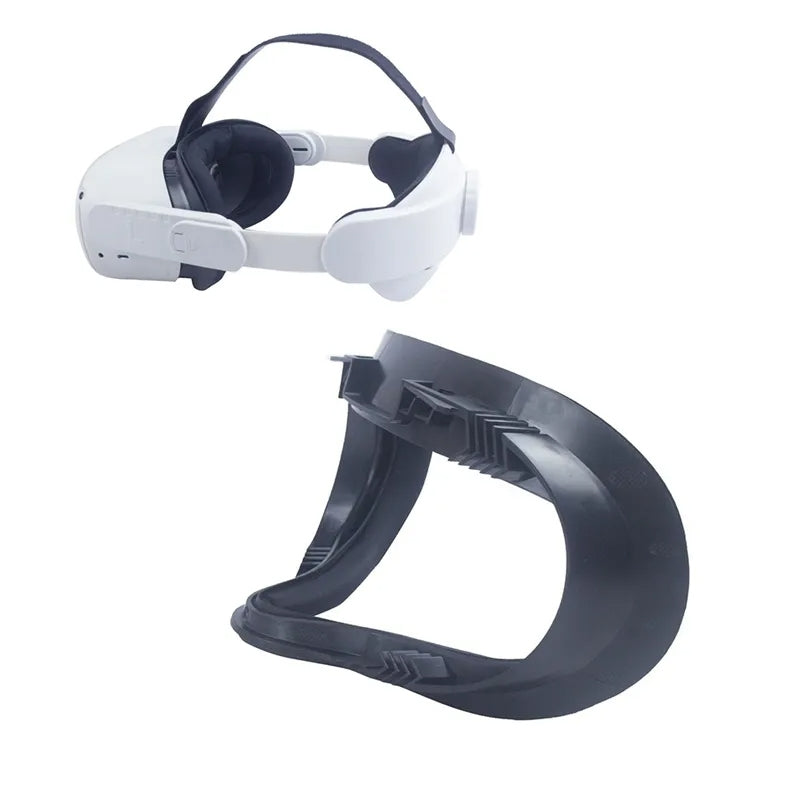 For Meta Quest 2 VR Headset Anti-sweat Eye Mask VR Facial Interface Bracket Cover(Black)