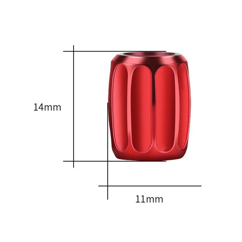 4pcs/set Metal Anti-theft Tyre Core Valve Personalised Conversion Cap, Color: Silver