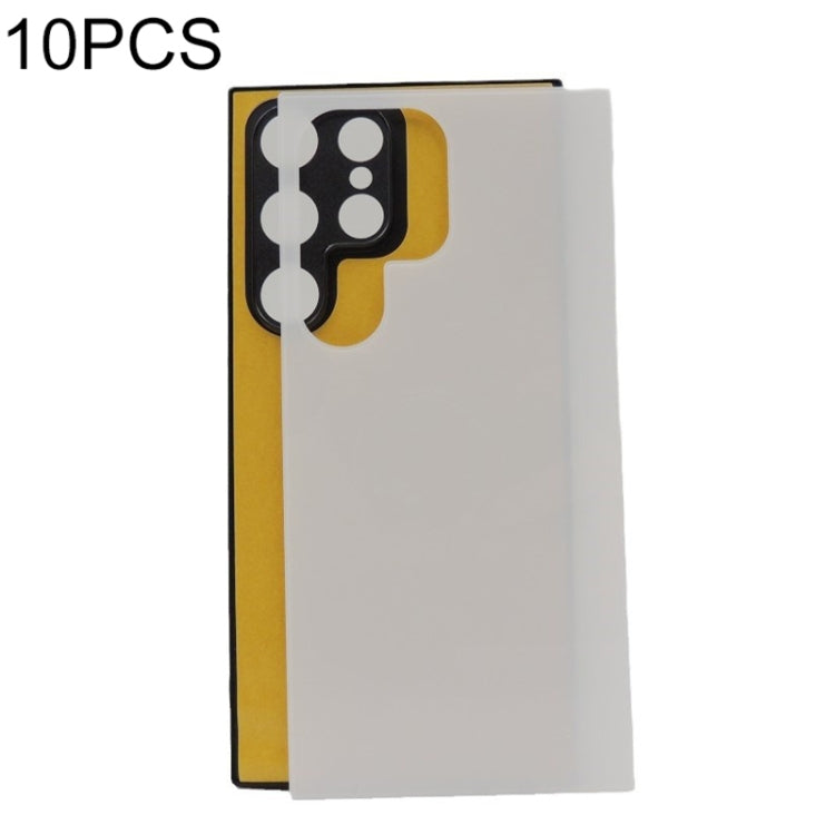 For Samsung Galaxy S24 10pcs Thermal Transfer Glass Phone Case(Black)