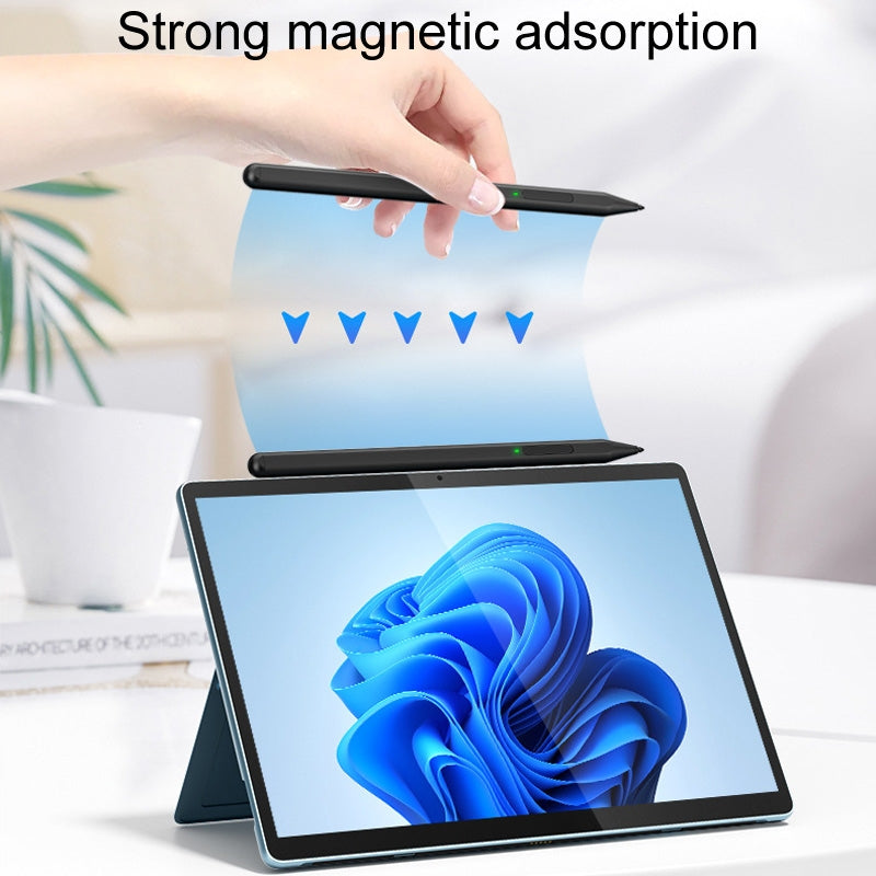 For Microsoft Surface Pro/Go/Laptop/Book Anti-Touch Handwriting Capacitive Pen(Silver)