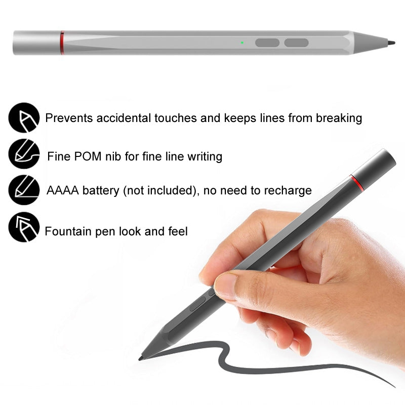 UX95 For Amazon Tablet/Chromebook Stylus 4096 Pressure Sensitive Stylus USI Protocol Pen(Black)