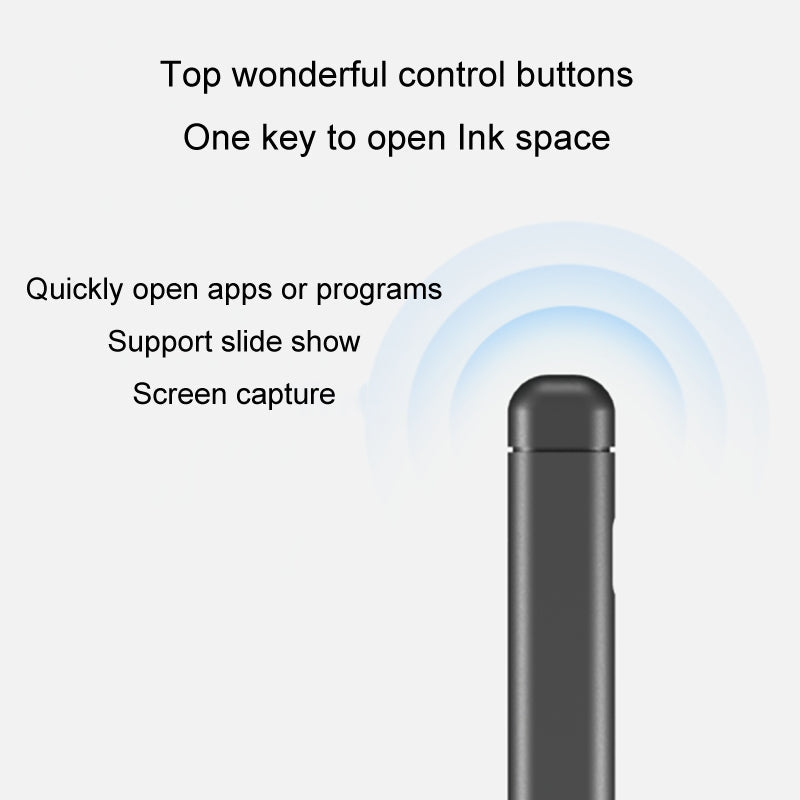 For Microsoft Surface Pro 8 / 9 / Go Laptop Stylus 4096 Pressure Sensitive Stylus Pen(Silver)