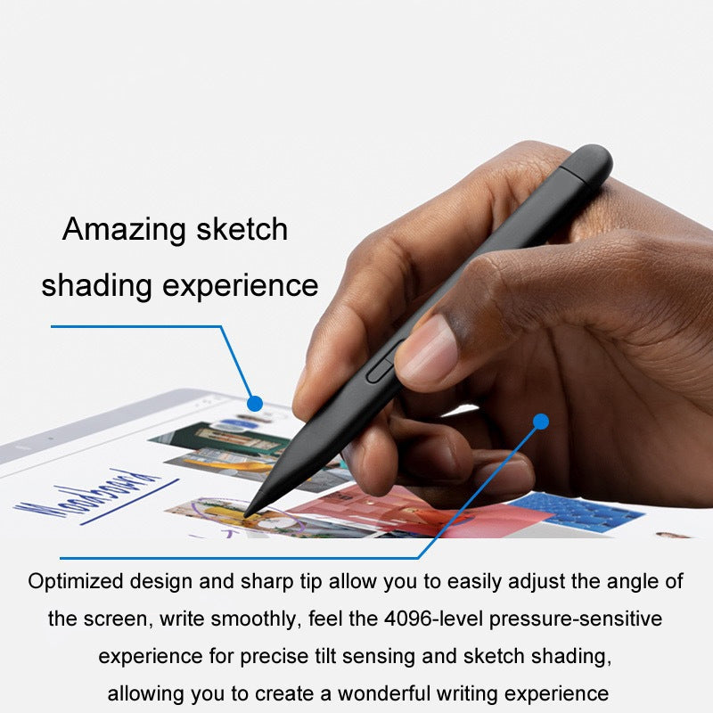 For Microsoft Surface Pro 8 / 9 / Go Laptop Stylus 4096 Pressure Sensitive Stylus Pen(Green)