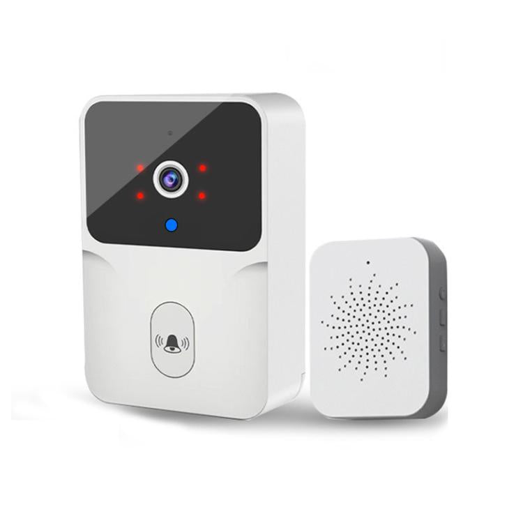 M8 WiFi Video Doorbell Supports Tuya APP Remote HD Night Vision Voice Intercom(White)