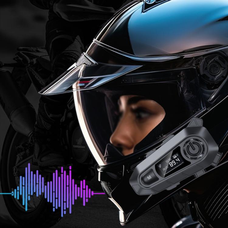 A1 IP67 Waterproof Motorcycle Helmet Noise Reduction Bluetooth Headset, Spec: Soft Mic