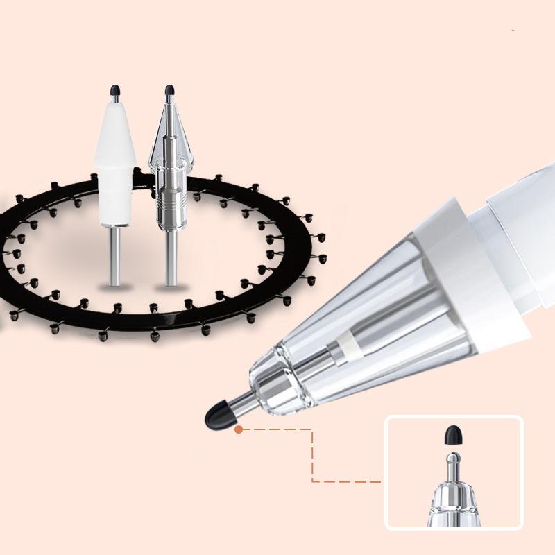 For Xiaomi Smart Pen 2nd Gen Replacement Tip Damped Needle-tip Pen Nib With 1 Circle Pen Tip Cap White