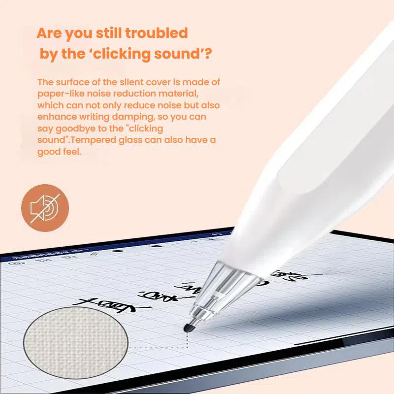 For Xiaomi Smart Pen 2nd Gen Replacement Tip Damped Needle-tip Pen Nib With 1 Circle Pen Tip Cap White