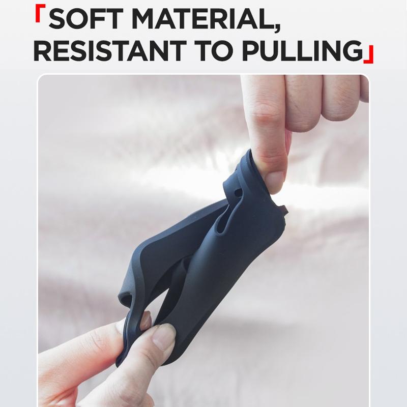 For DJI Osmo 360 CYNOVA Silicone Case Anti-Scratch Shockproof Full Body Protective Cover(Black)