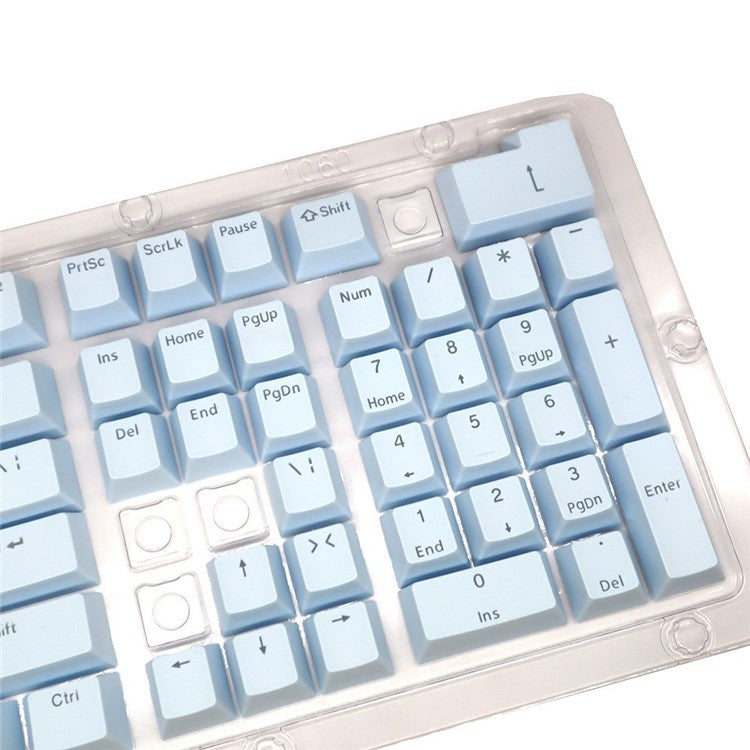 For Mechanical Keyboard 104 Keys Injection Molding PBT Keycap Set - Baby Blue