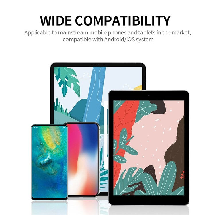 Universal Passive Stylus Pen Capacitive Pen Sensitive Touch Smooth Writing for Android iOS Systems - White