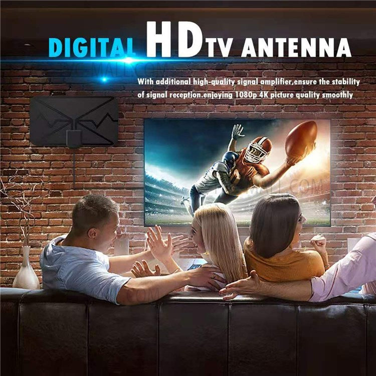 Amplified DVB-T HD Digital TV Antenna Long 3600 Miles Range Reception 4K Indoor Outdoor Antenna with Amplifier Signal