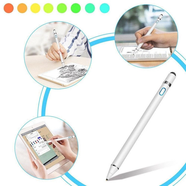 Active Stylus Pen Compatible for Apple iPad Android iOS Rechargeable Capacitive Digital Stylus for Touch Screen Devices
