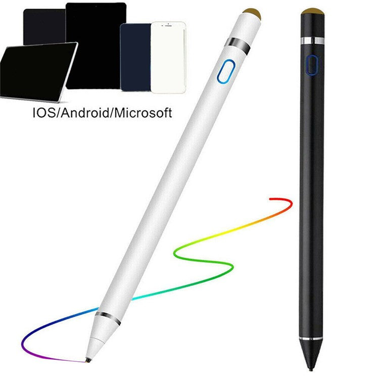 Active Stylus Pen Compatible for Apple iPad Android iOS Rechargeable Capacitive Digital Stylus for Touch Screen Devices