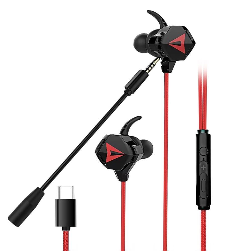 (Type-C) G5 PC Gaming Headset Earphone Headphone With - Red Type-C - UNIQKART