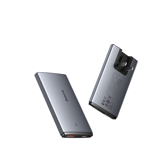 BASEUS CCGAN65C5-UT GaN5 Pro Ultra-Slim Fast Charger Dual Port 65W Phone Charger