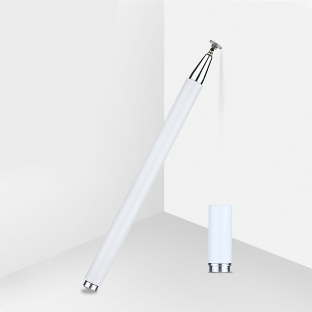 JD01 Universal Magnetic Pen Cap + Disc + Spare Pen Head Stylus Pen for Smart Tablets and Mobile Phones(White)