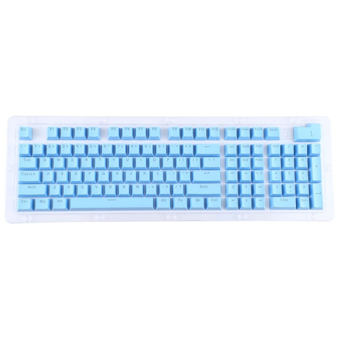 ABS Translucent Keycaps, OEM Highly Mechanical Keyboard, Universal Game Keyboard (Blue)